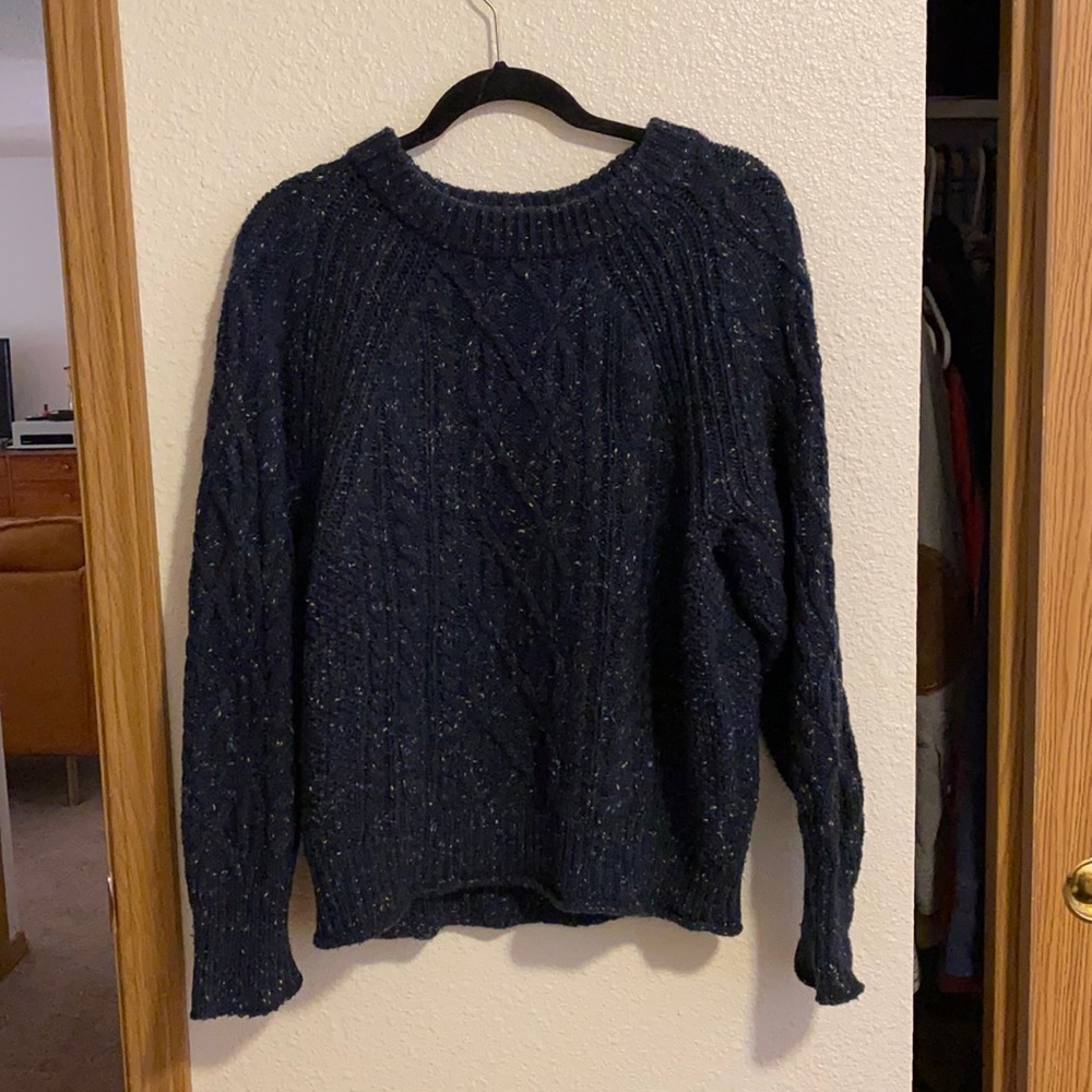J.crew cable knit sweater